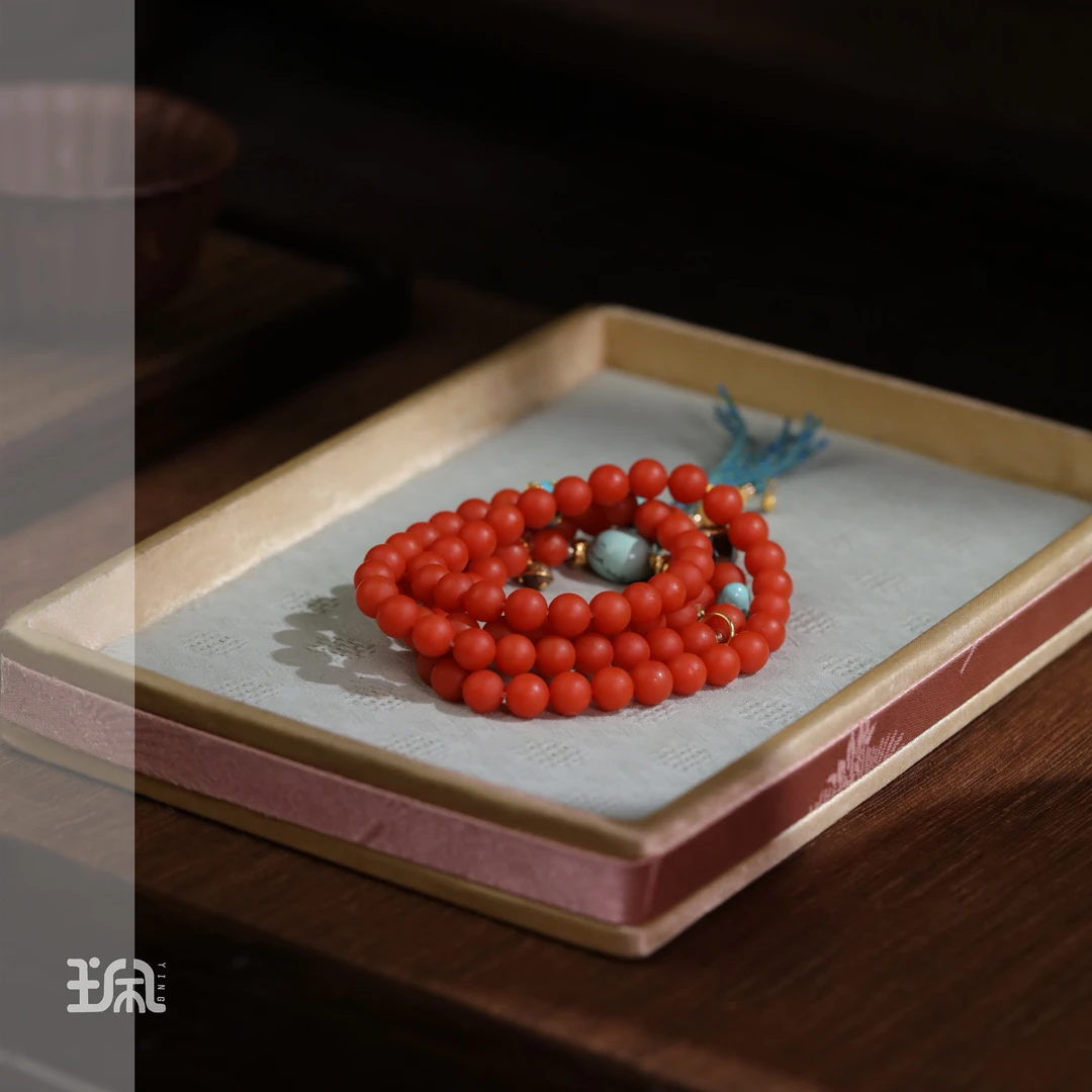 柯苒|南红*项链*18K金镶嵌LYB25012615多样性发其一