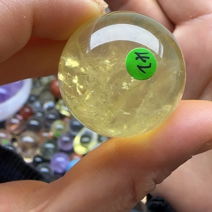 珠宝半成品未镶嵌水晶2.85厘米