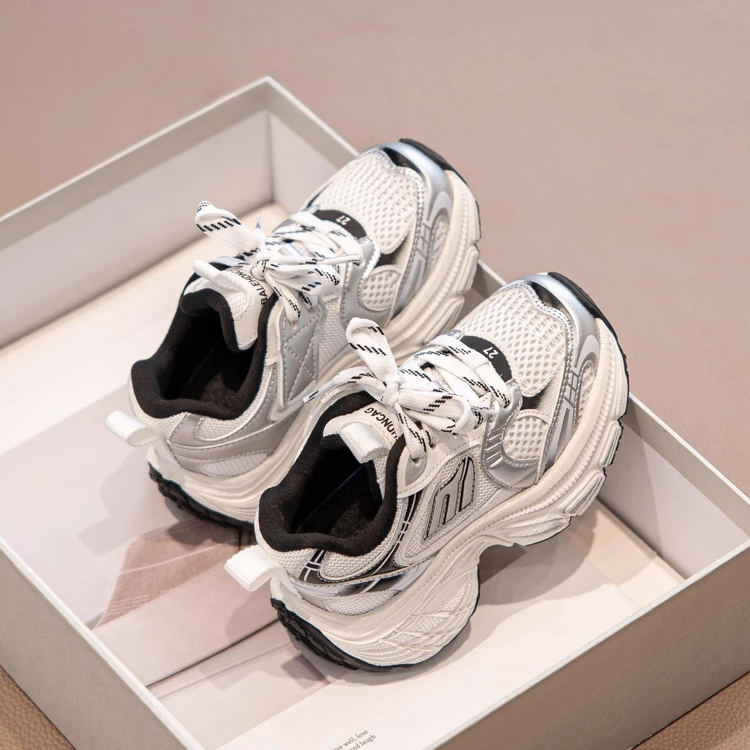 ABC儿童运动鞋2025新款春秋男童鞋女童老爹鞋爆款中大童宝宝夏款