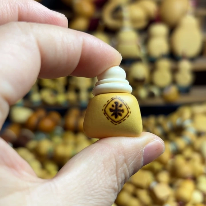 葫***娃木天然葫芦镶口米袋子