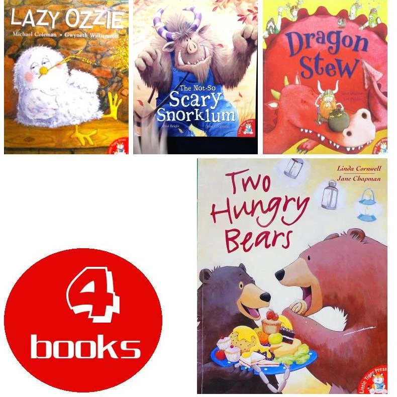 英文原版绘本4本93251029075