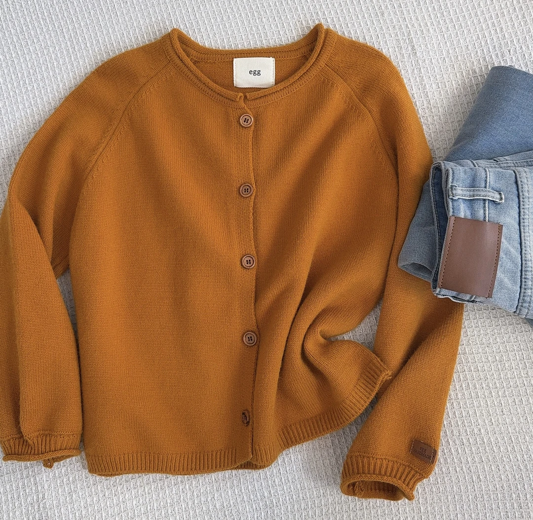 秋冬新款女装慵懒风宽松纯色针织开衫女毛衣外套上衣