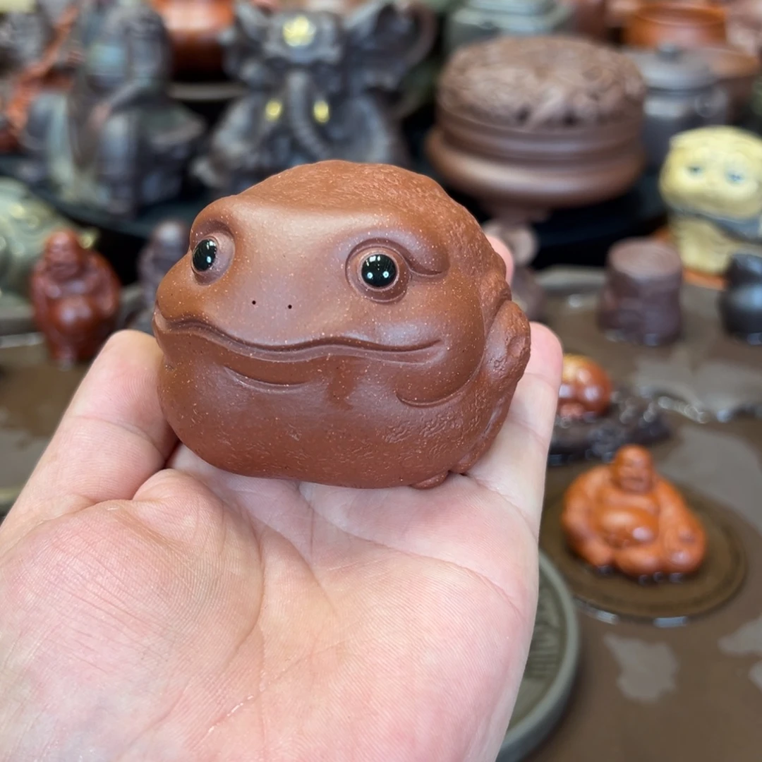 紫砂茶宠紫砂金蟾