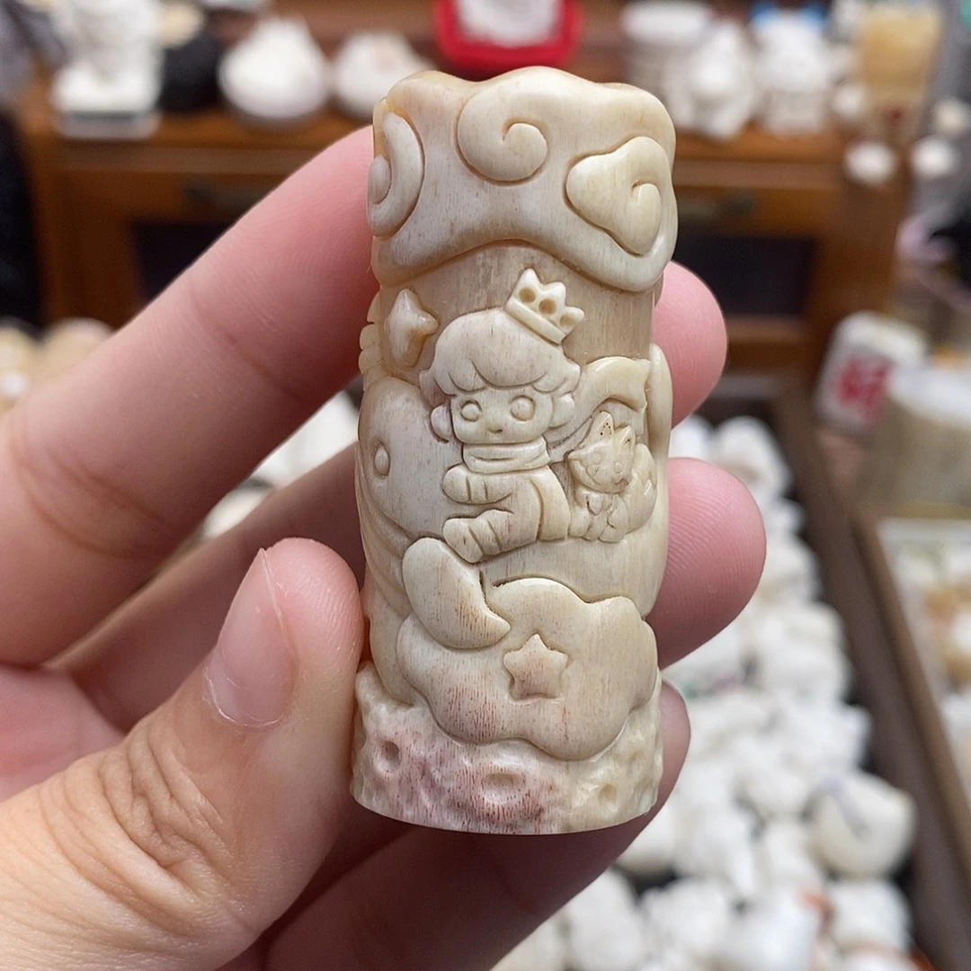 鹿骨把件c25小王子骨笛