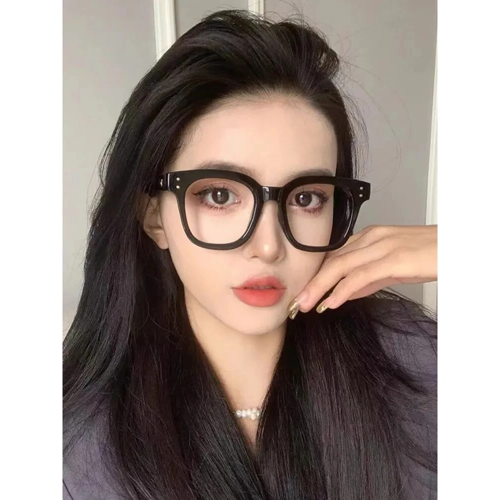 老花镜男女士时尚高清粗框大黑框高档正品防蓝光抗辐射护目老花镜