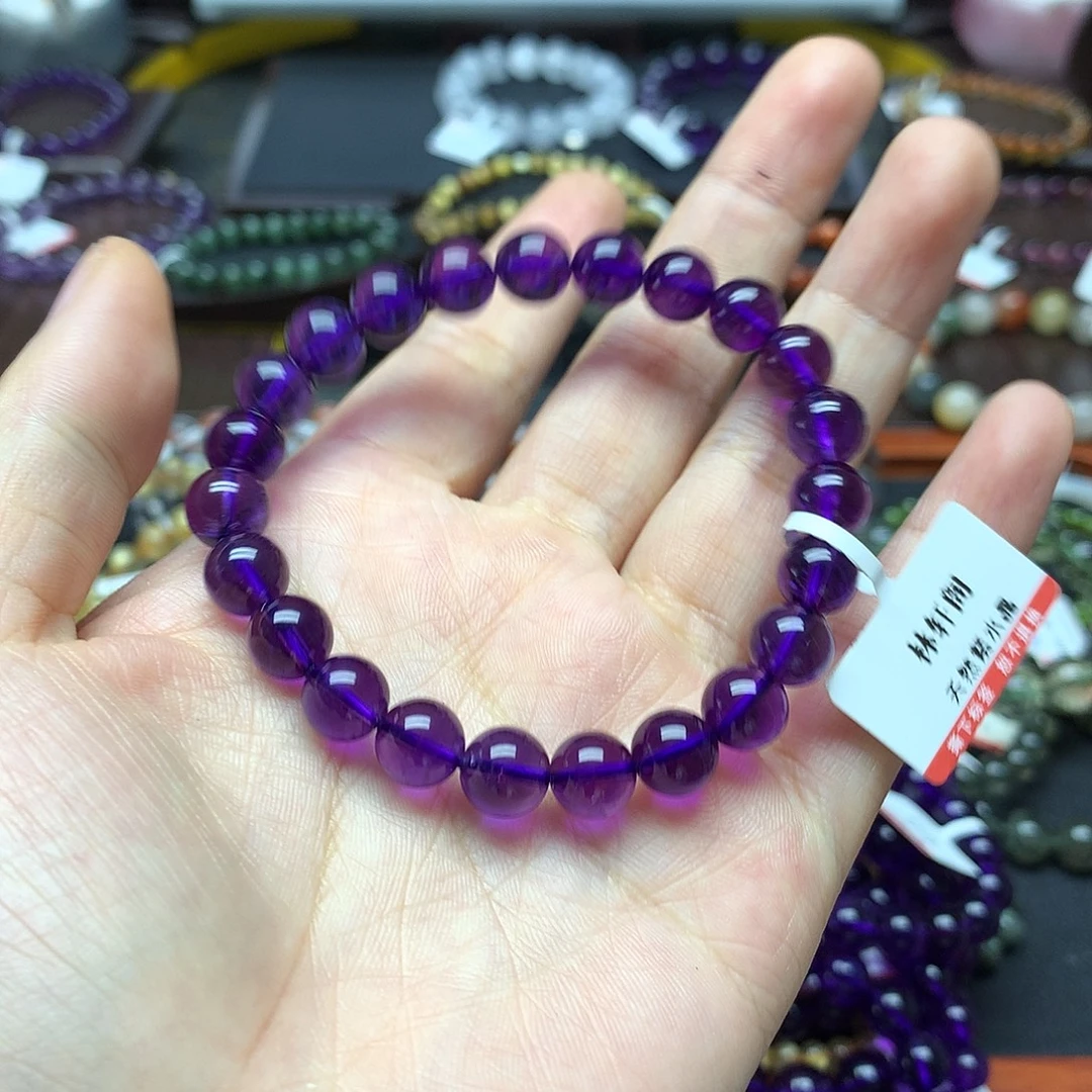 水晶未镶嵌手链手链7.8