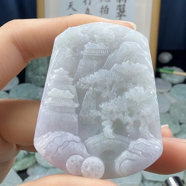 翡翠未镶嵌颈饰翡翠