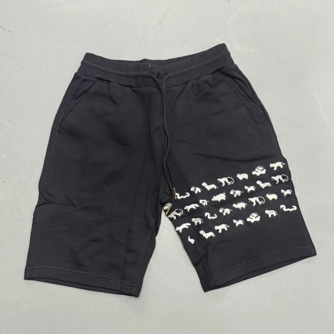 【南油玲姐】黑色松紧腰短裤DK6208