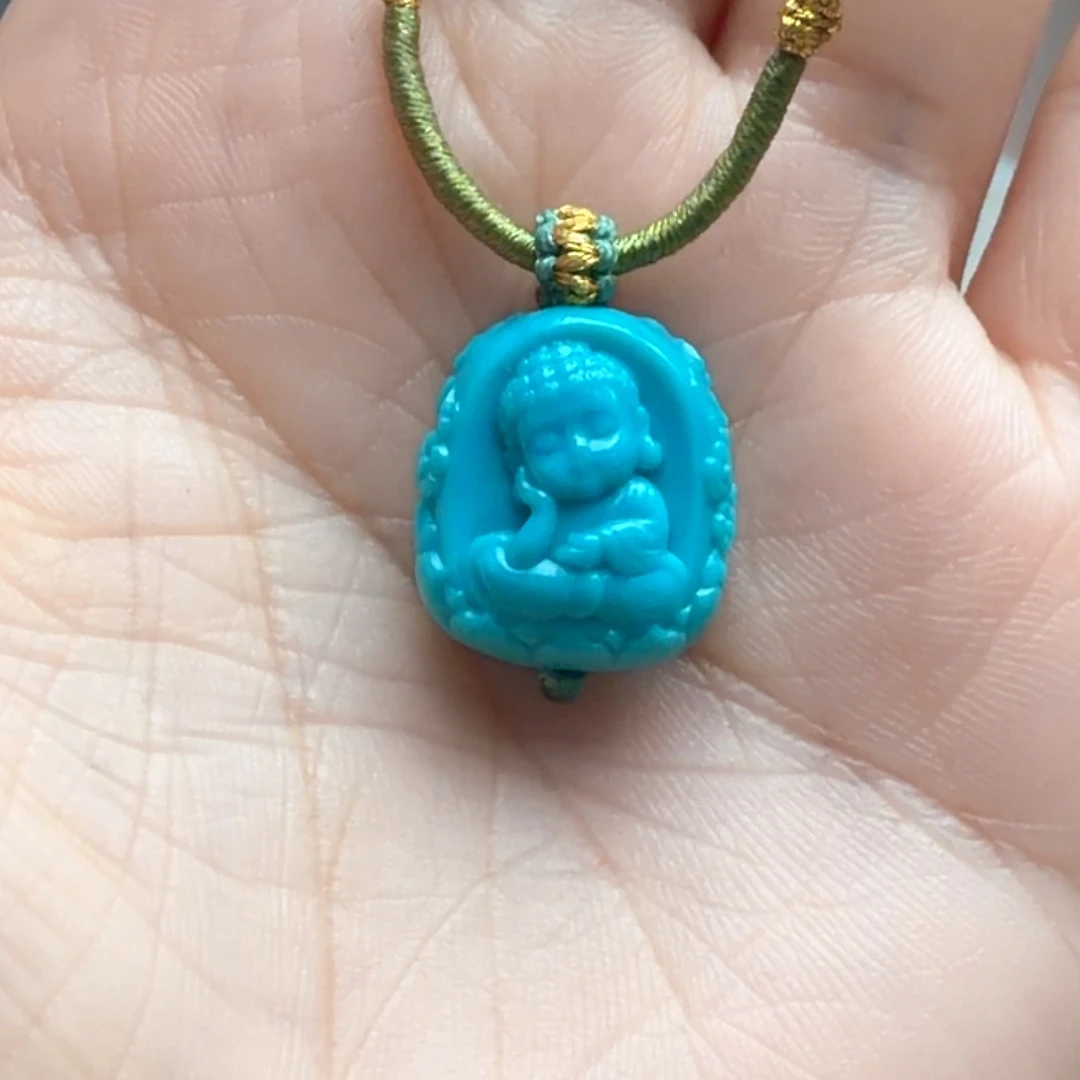 绿松石未镶嵌颈饰