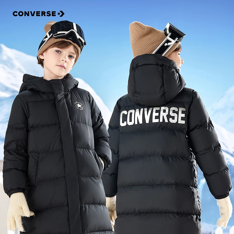 Converse匡威运动休闲时尚儿童舒适长款保暖羽绒服CNVN-HO-J076