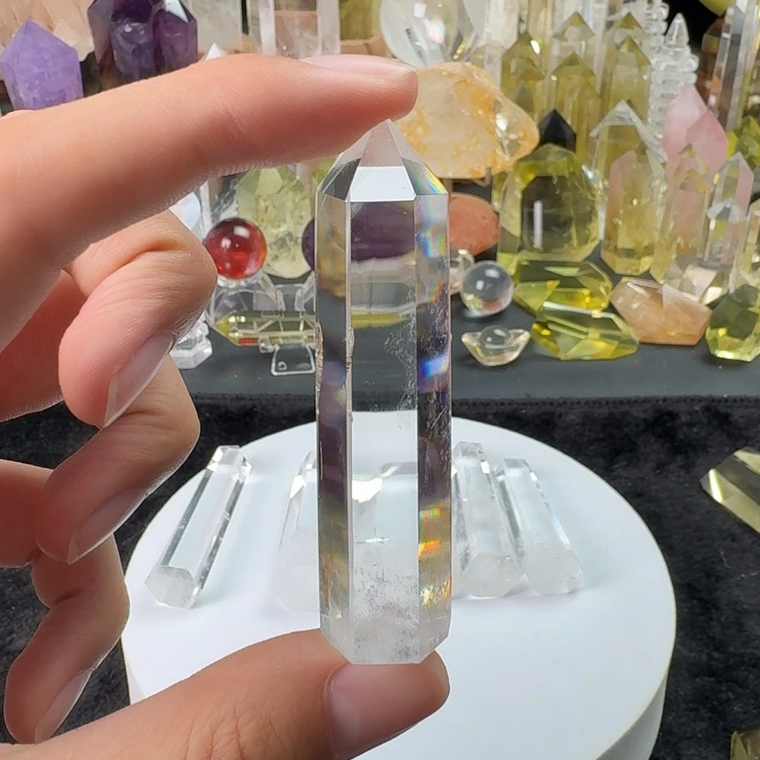 水晶珠宝半成品未镶嵌白水晶