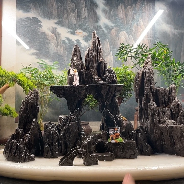 无***神鱼缸造景组合5233