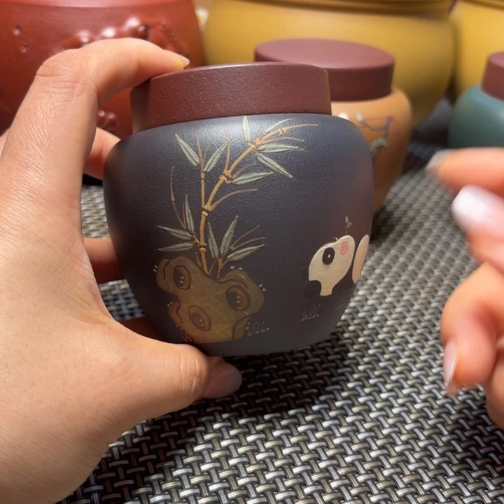 紫砂茶叶罐中高端紫砂茶叶罐