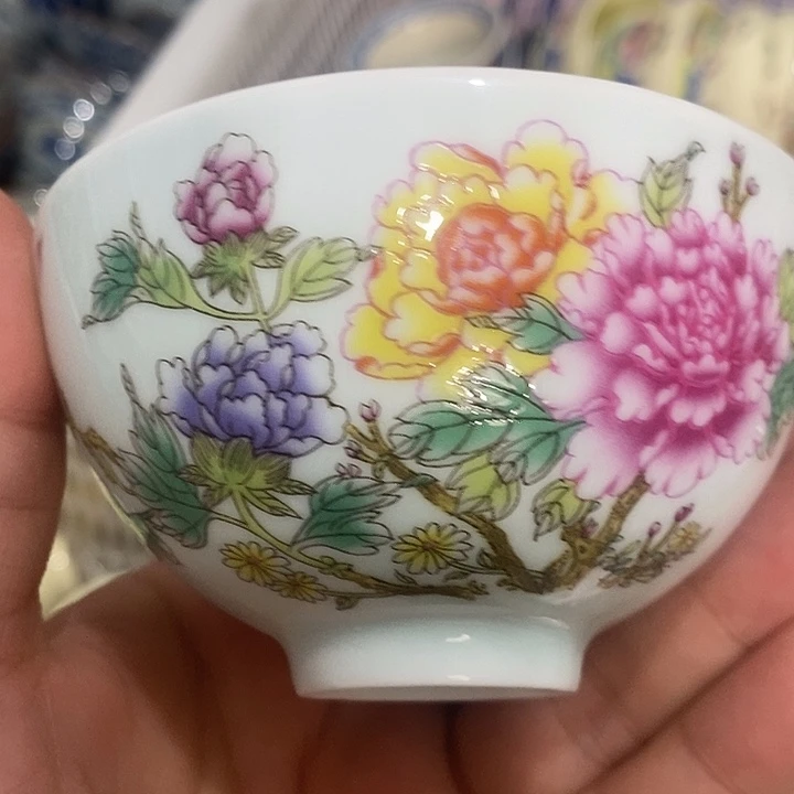 摆件景德镇陶瓷主人杯13445