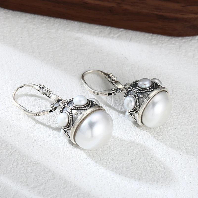 925银耳饰 圆珠耳钉 耳扣 韩版流行耳饰