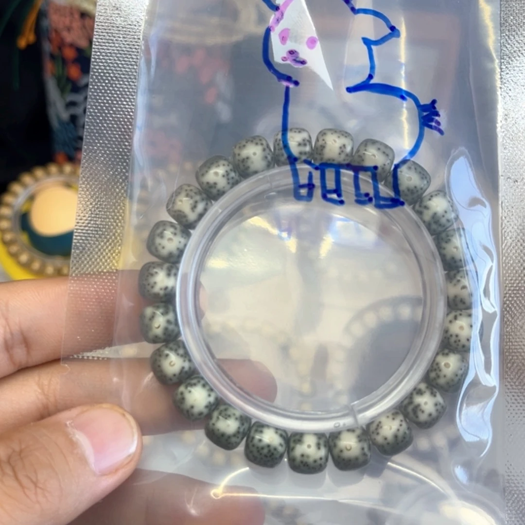 星月菩提手串鹿*跳卡10青花