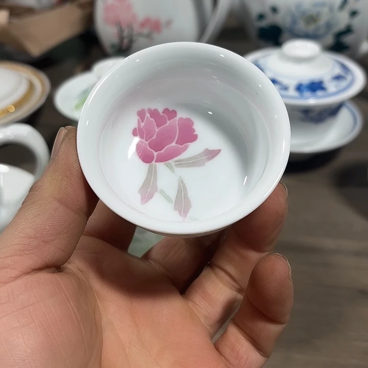 陶80毫升容量公道小茶杯