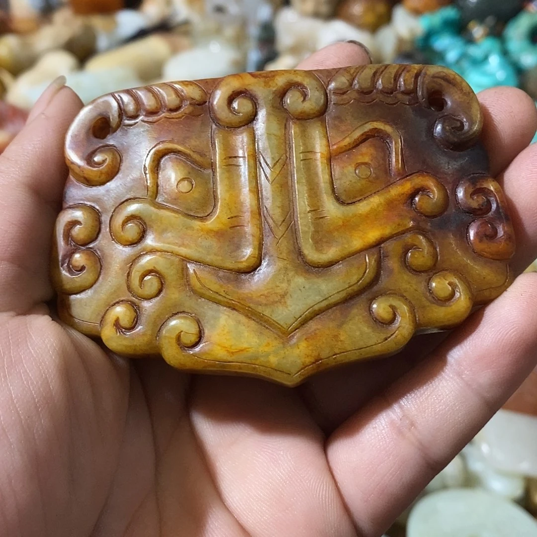 和田玉（糖玉）未镶嵌挂件