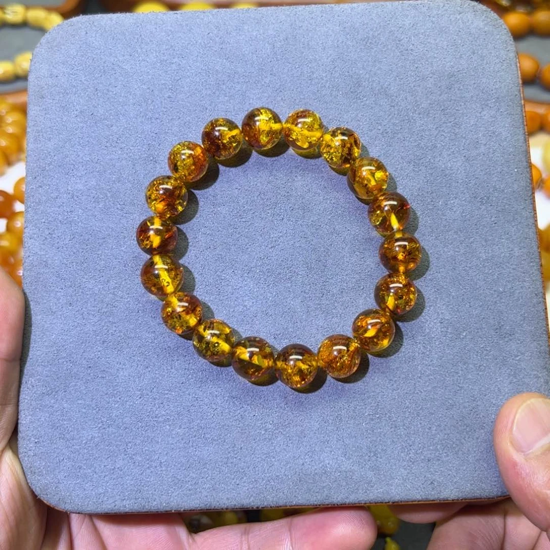 未镶嵌蜜蜡手链假一罚十