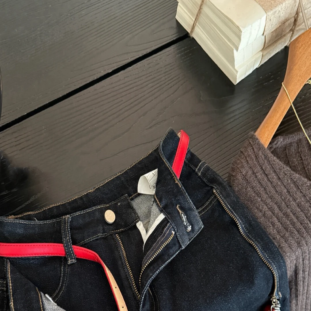 【DROMA】超显瘦超舒服假两件阔腿微辣裤