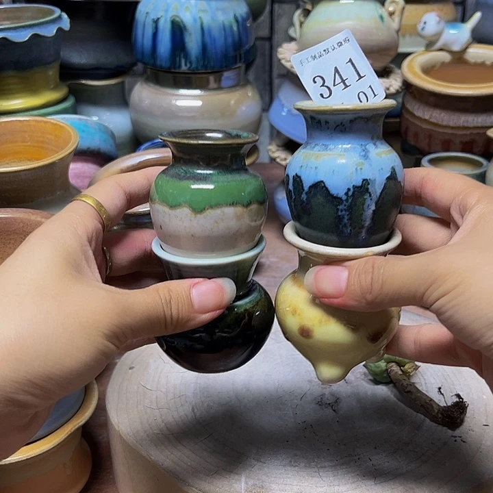 大***子瓷片景德镇陶瓷手工制作