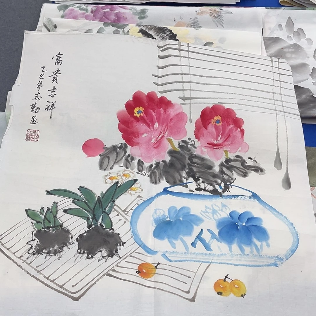 国画纯手绘作品欣赏