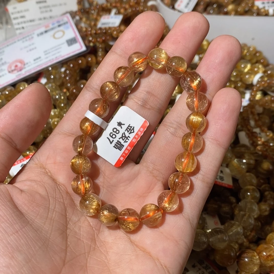 水晶手链未镶嵌自*a是