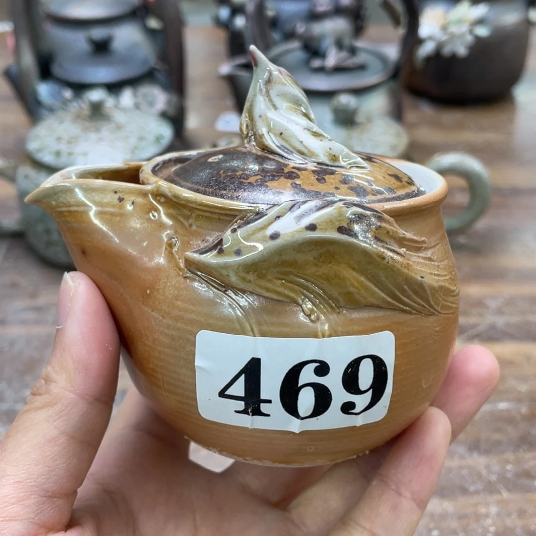 陶纯手工柴烧茶壶茶具瑕瑕