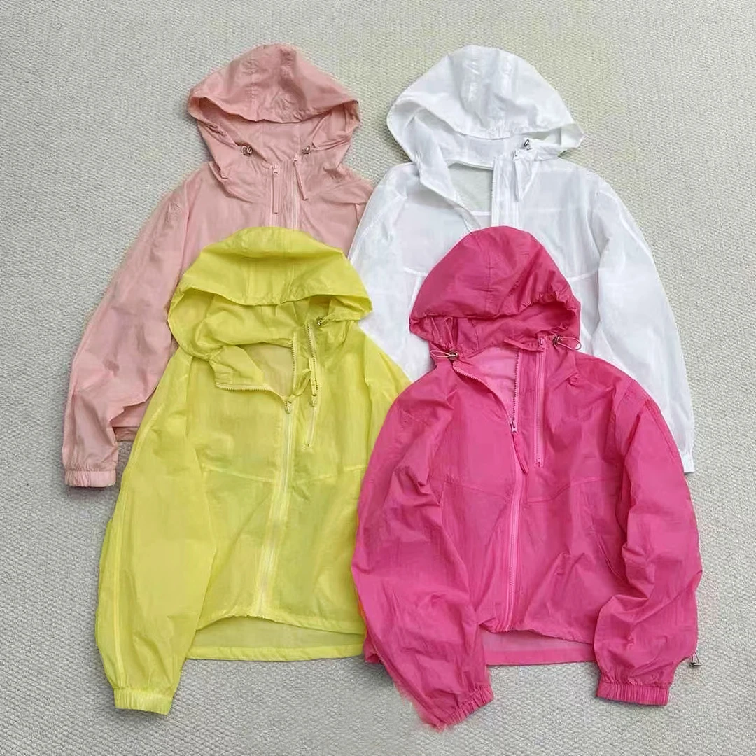 轻薄透气防晒衣夏季新款连帽宽松休闲短款防紫外线外套