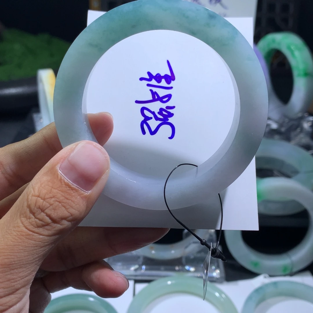 定制翡翠翡翠手镯未镶嵌一***计