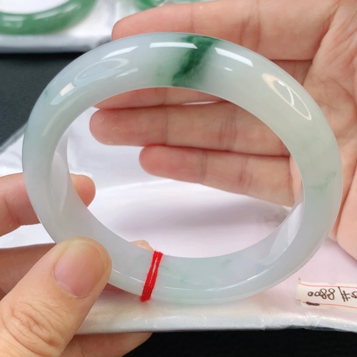 翡翠手镯未镶嵌缅甸57.5