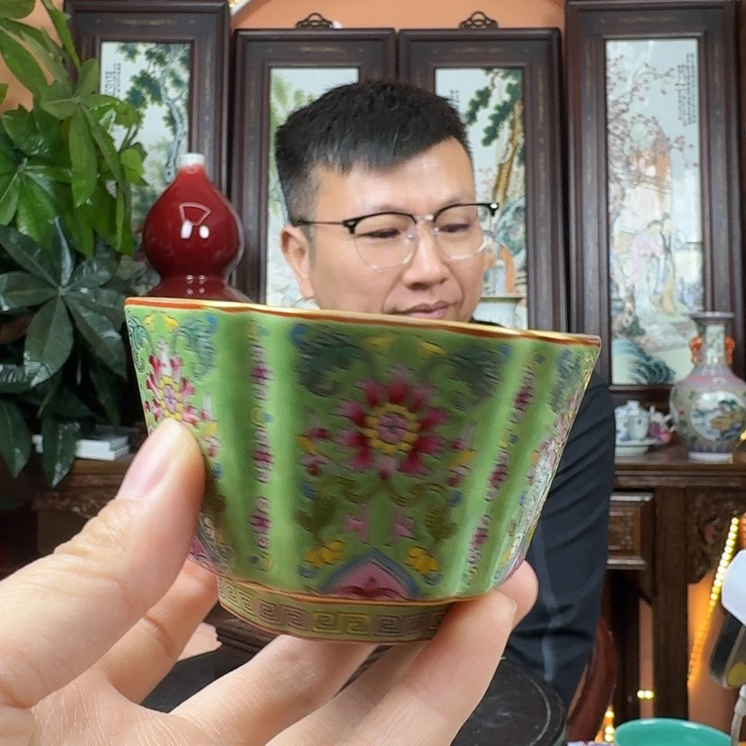 陶摆件景德镇陶瓷手工杯子