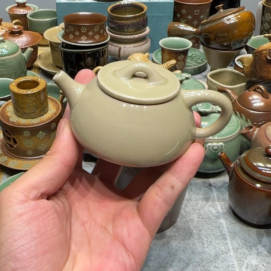 小金茶具青瓷茶器