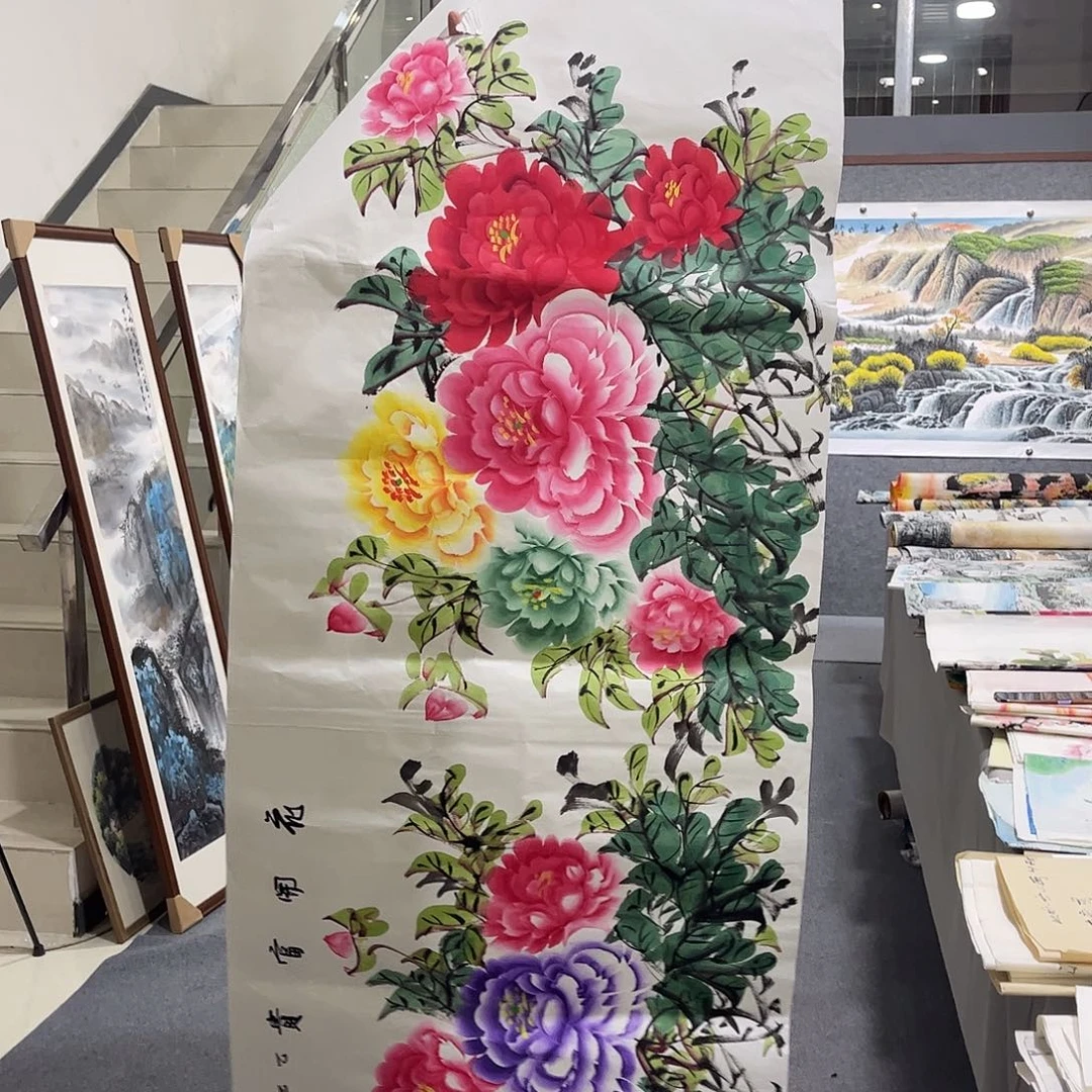 国画TH国画单幅任发微瑕