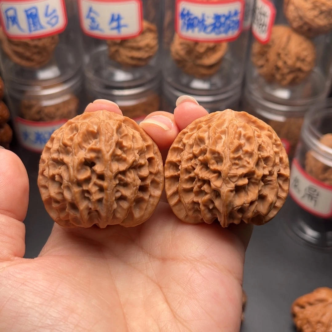 把件文玩核桃43老款苹果园