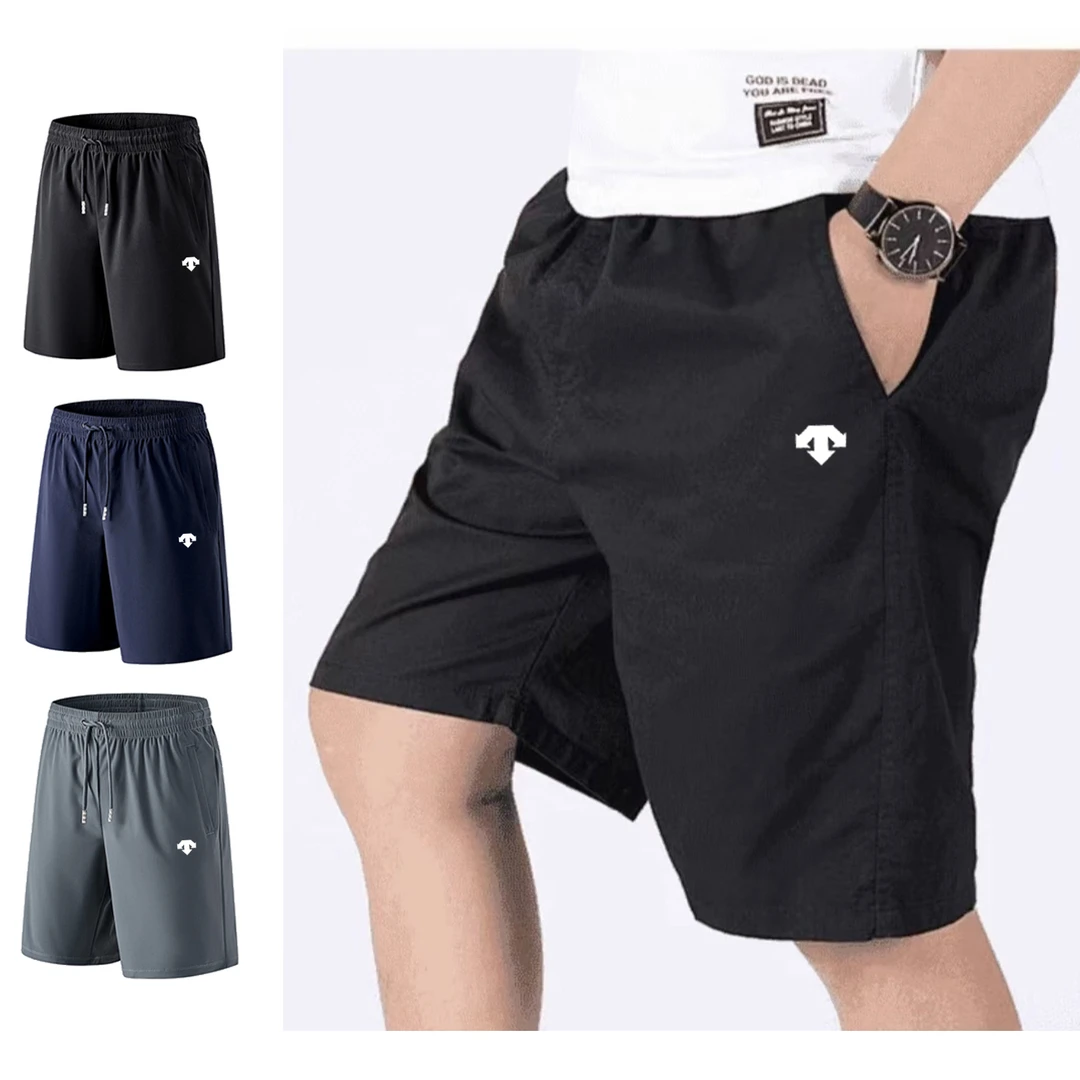 {发正标}【专柜】D家冰丝速干短裤男女同款运动弹力健身D007