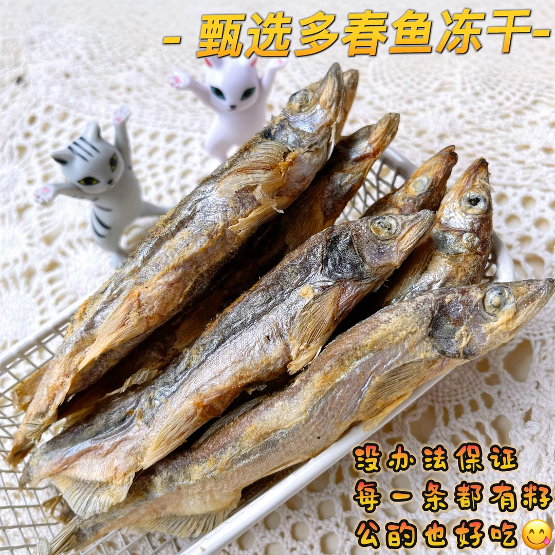 甄选【多春鱼冻干】猫狗零食美毛【养宠装备】