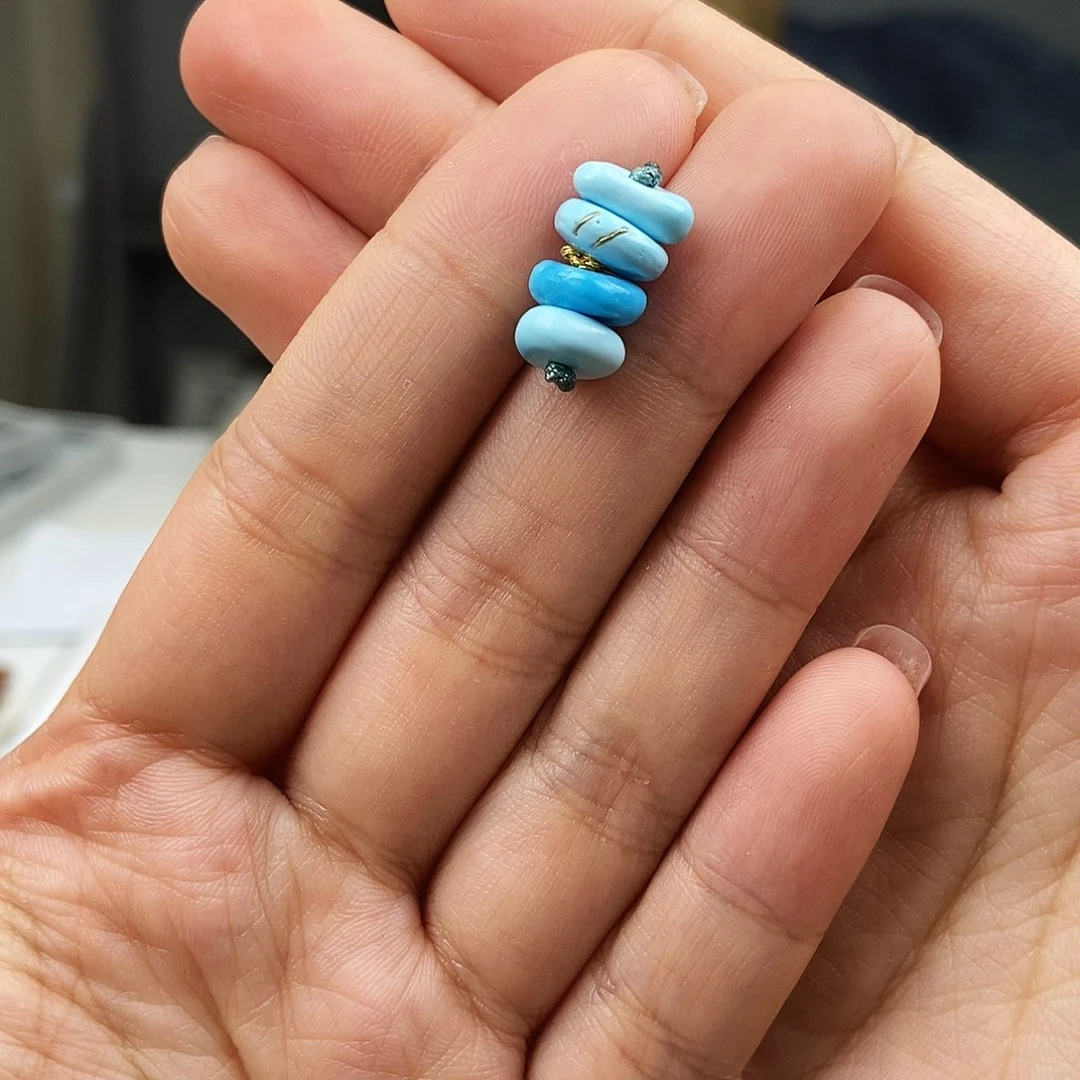 未镶嵌绿松石珠宝奇石