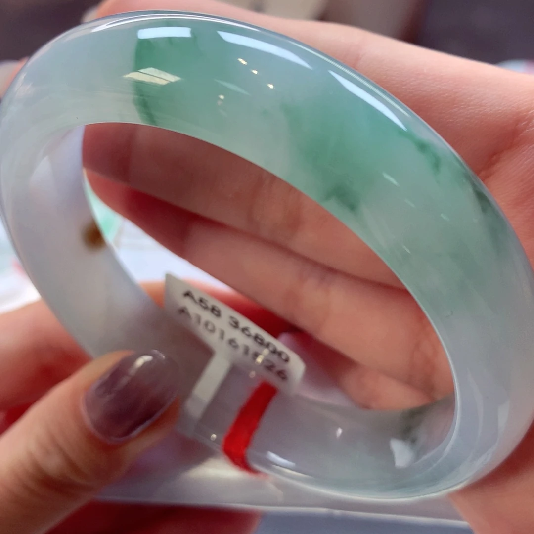 翡翠手镯未镶嵌正圈33（13号）