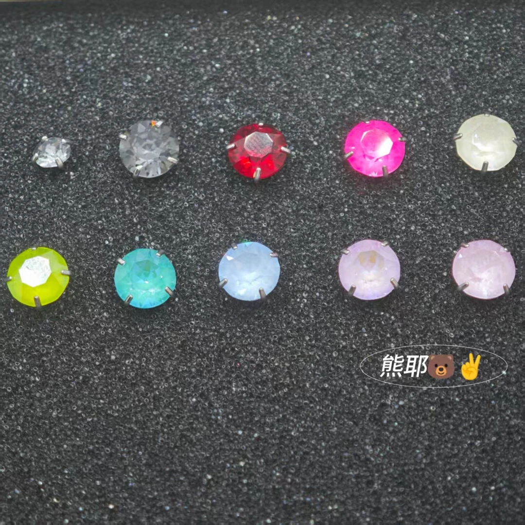 钛钢耳饰 F136正品华子爆闪耳钉 sparklestudio华子钻耳钉耳钉