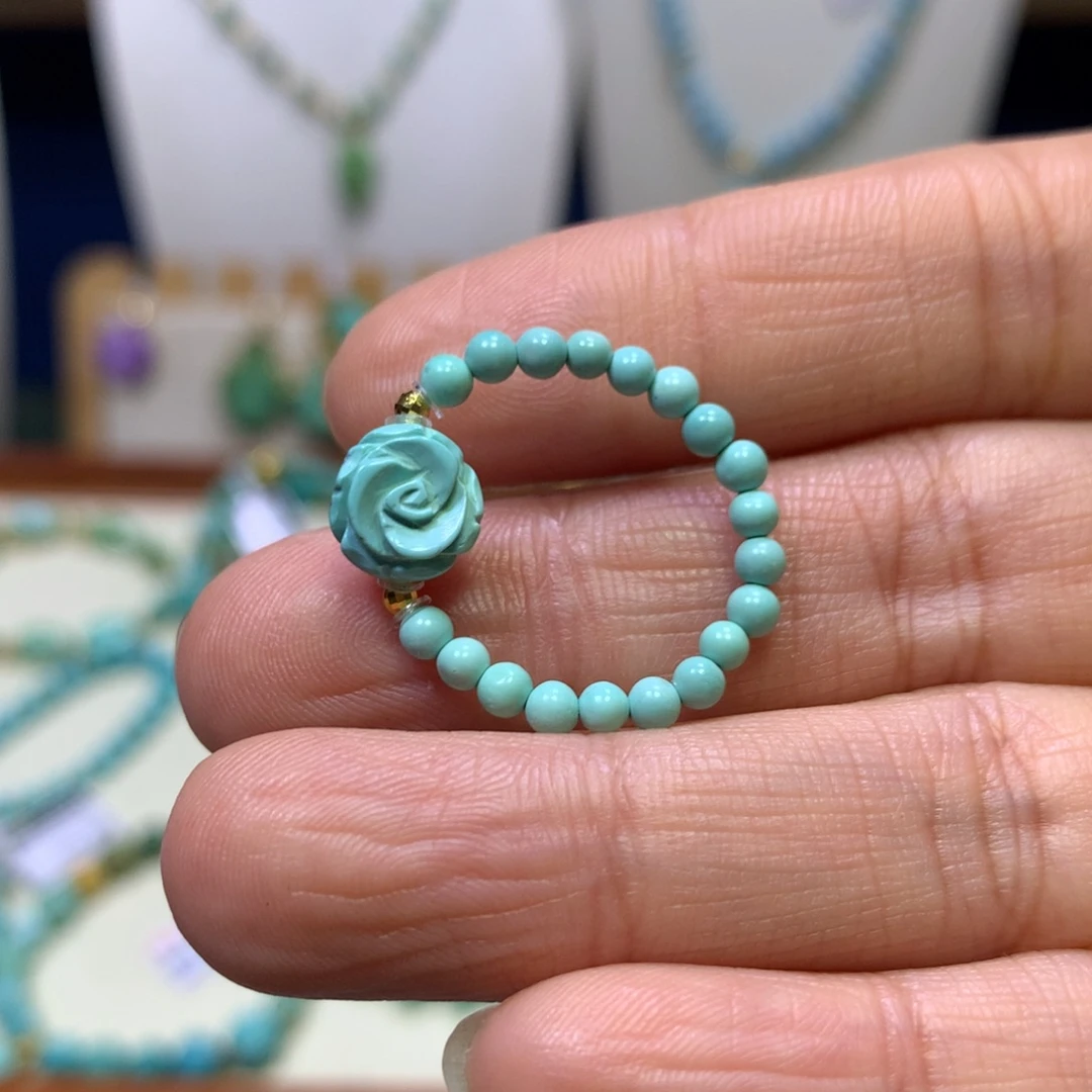 绿松石未镶嵌戒指