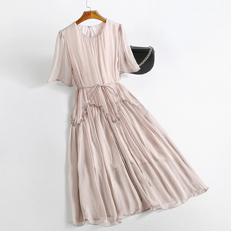 (C541-C550春夏新款时尚百搭连衣裙针织衫