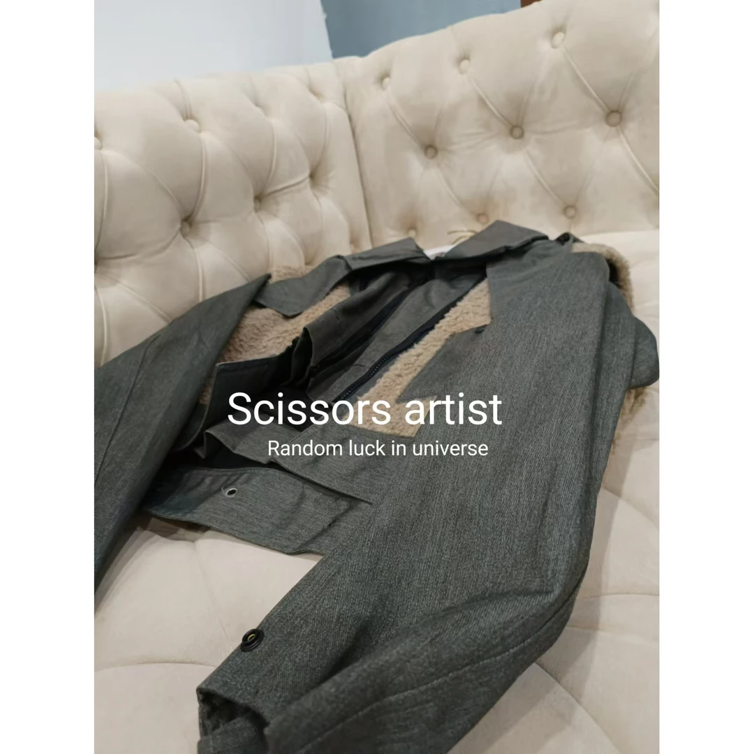 【Scissors artist】高端设计师走秀女装短外套1473
