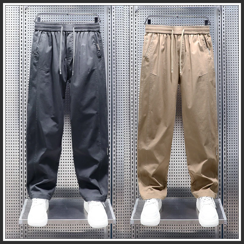 【送礼】男士秋冬穿搭美式直筒裤宽松工装裤潮牌休闲裤男装潮流长裤