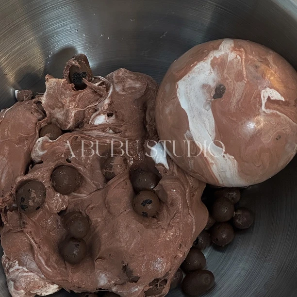 巧克力脆脆珠手作球6cm酥脆炸耳解压肌