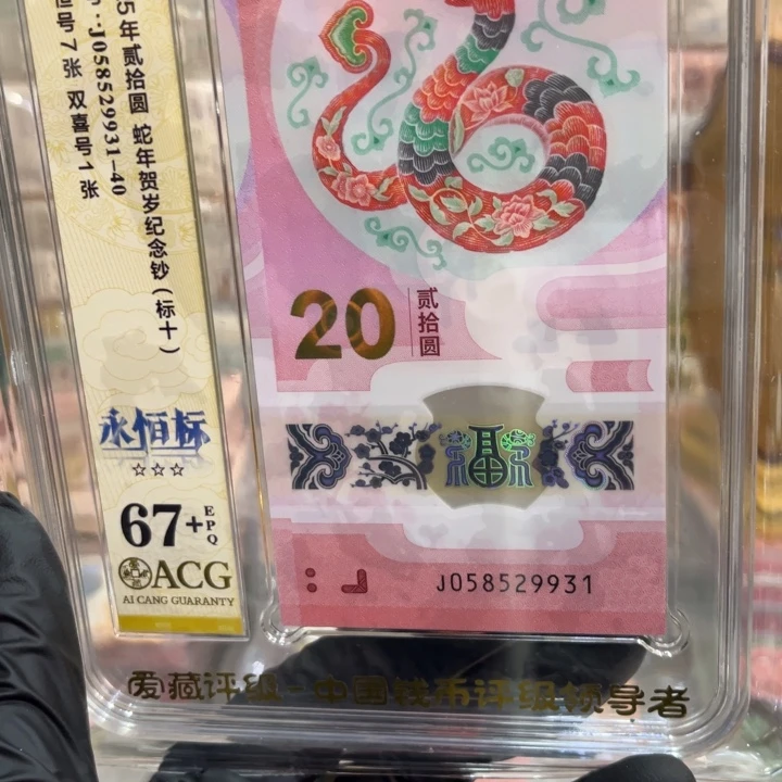 塑料67+蛇钞永恒标058529931