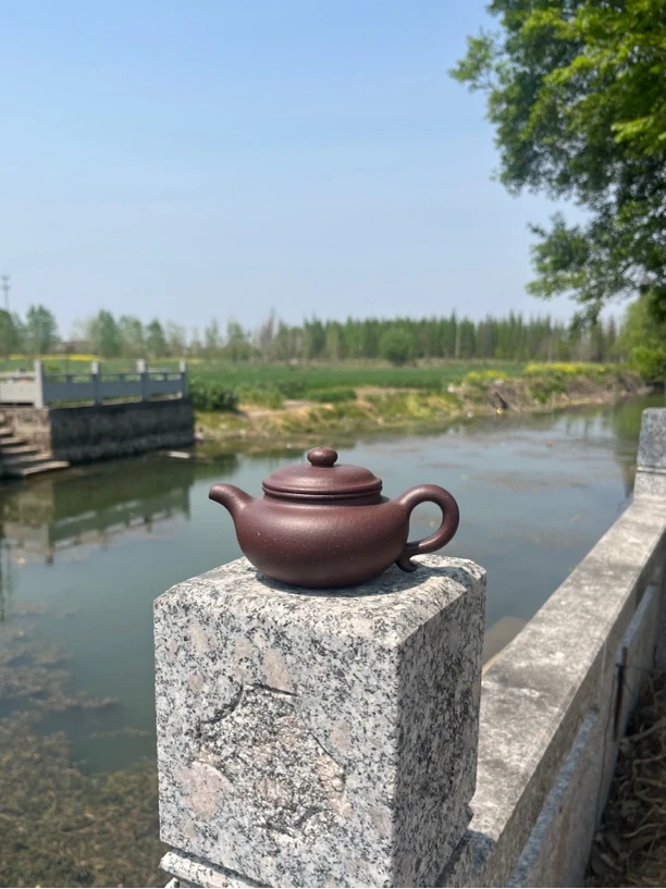 手磨料底槽清仿古紫砂壶（气窑烧）