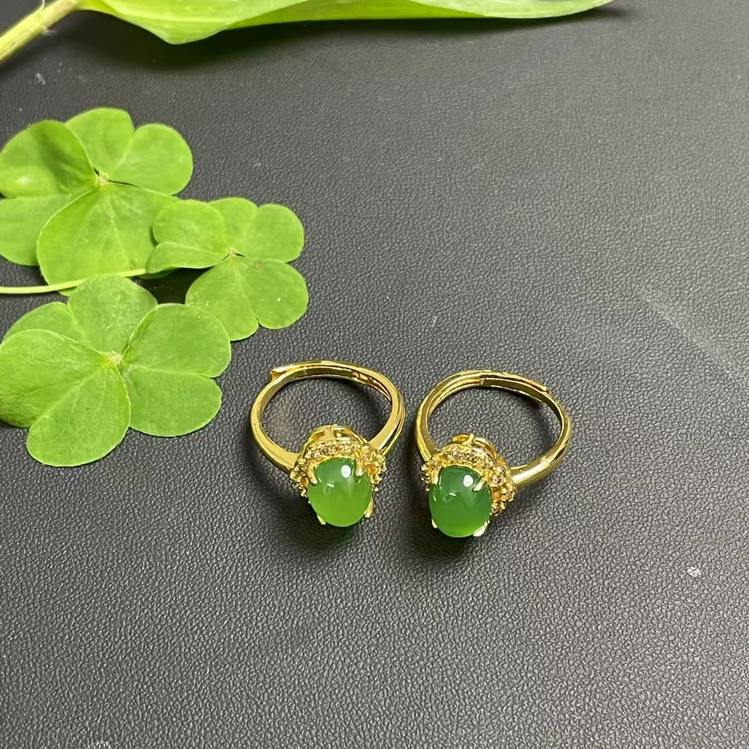 阳阳甄选MN6615秦紫玉玛瑙戒指（多样性发货一件）