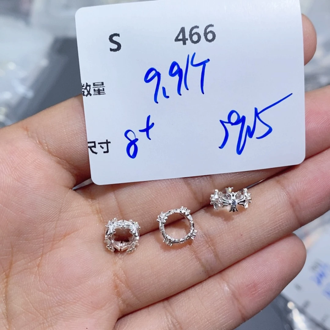 银S925镶嵌颈饰水晶S466