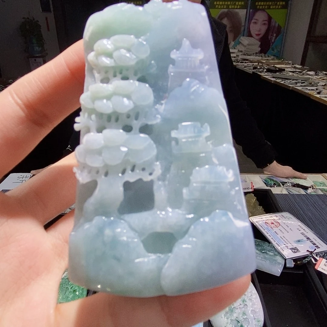 颈饰未镶嵌翡翠翡翠